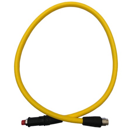 Flexible MP tressé jaune 1m Aqualung