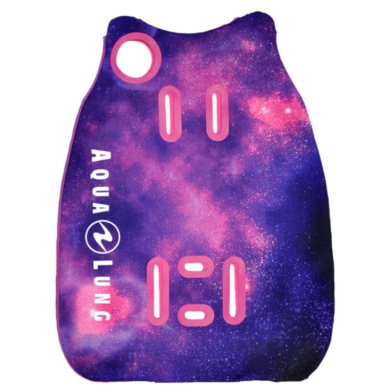 Sur-enveloppe réversible blanc / pink galaxy pour gilet Rogue Aqualung