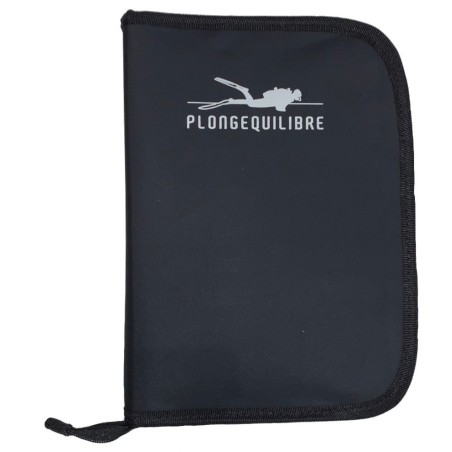 Pochette zippée Plongéquilibre pour carnet de plongée