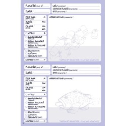 Carnet de plongée "Plongeurs"