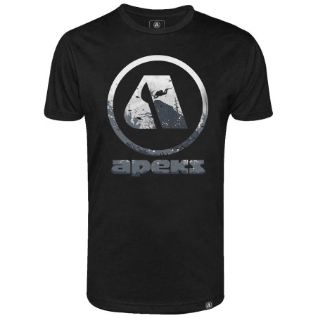 T-shirt Apeks noir