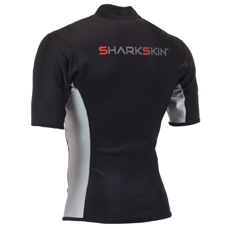 top sharkskin manches courtes homme