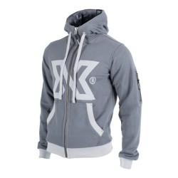 Sweat à capuche gris Xdeep