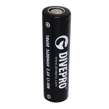 Accus 18650 Li-ion 3400mAh Divepro