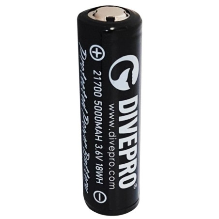 Accus 21700 Lithium Divepro  3.6V - 5000 mAh