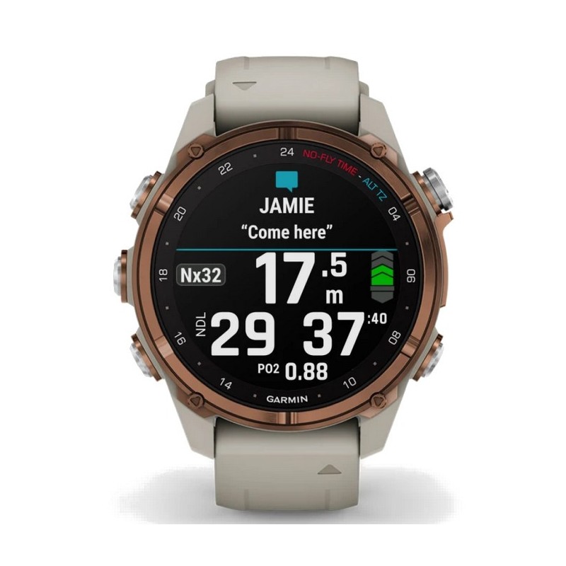 Garmin Descent MK3i 43mm titane PVD Bronze