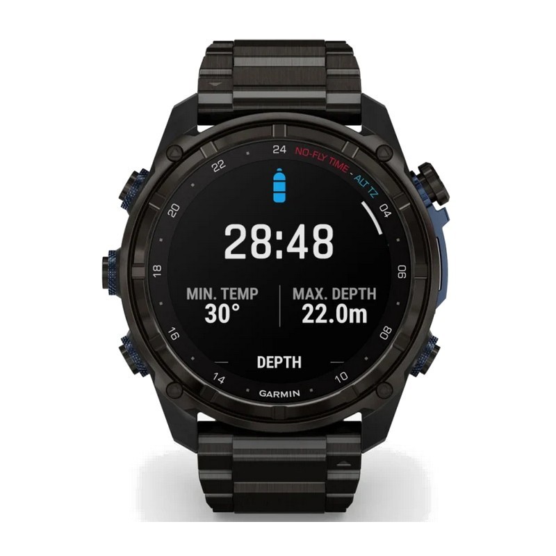 Garmin Descent MK3i 51mm titane Carbon Gray DLC bracelet titane