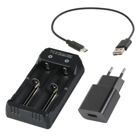 Chargeur double accus 18650 et 26650 BigBlue