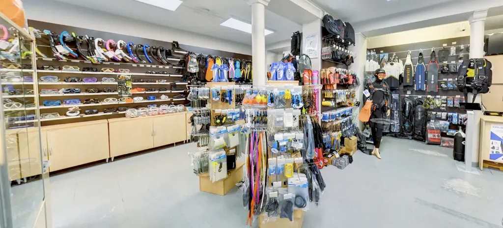intéruer du magasin de plongée à paris plongequilibre